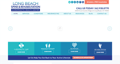 Desktop Screenshot of longbeachchiro.com