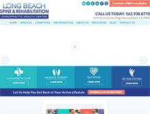 Tablet Screenshot of longbeachchiro.com